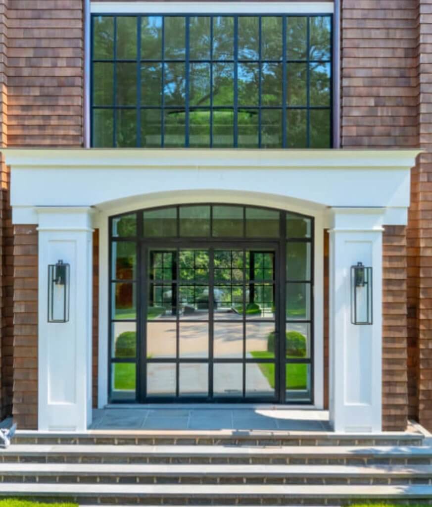 Arched Glass Door